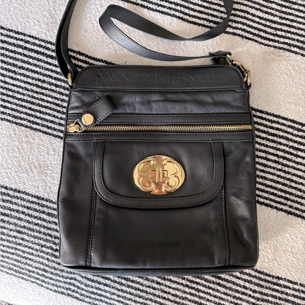 Leather crossbody bag
